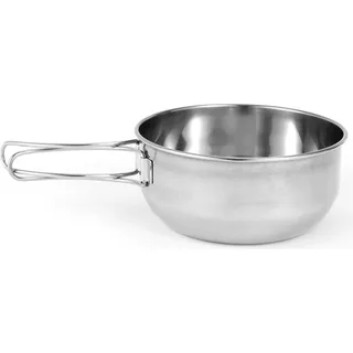 Faltbare Edelstahl-Camping-Schüssel,Edelstahl-Camping-Schüssel,Faltbarer Camping-Topf,Faltbare Wander-Schüssel,Outdoor-Camping-Schüssel,Edelstahl-Schüssel