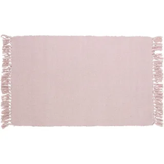 OBI Baumwoll Teppich Uni Altrosa 50 x 80 cm
