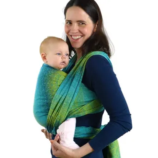 Didymos Babytragetuch, Modell Ada Malachit, Größe 5, Grün