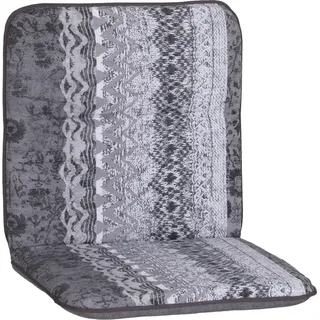 Beo Niedriglehner-Saumkissen Elbasan Bali 98 cm x 47 cm x 5 cm Grau Gestreift