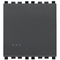 VIMAR EIKON Serie – Schalter 1 polig 16 AX 2 Modul grau