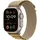 Watch Ultra 2 GPS + Cellular 49 mm Titaniumgehäuse beige Alpine Loop khaki M