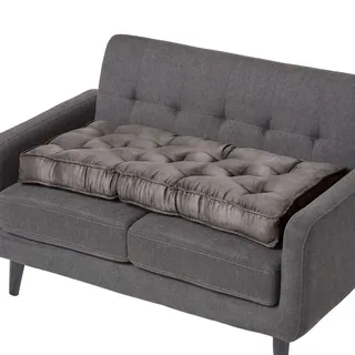Homescapes Sitzauflage 100 x 48 cm Grau