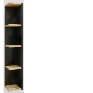 VCM Eckregal 15 x 97 x 17 cm Anthrazit/Honigeiche