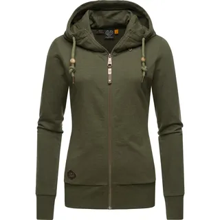 Kapuzensweatjacke RAGWEAR "Kapuzensweatjacke Paya Intl.", Damen, Gr. M, grün (olive23), Obermaterial: 50% Baumwolle CO. 50% Polyester PES., Sweatjacken Kapuzensweatjacke