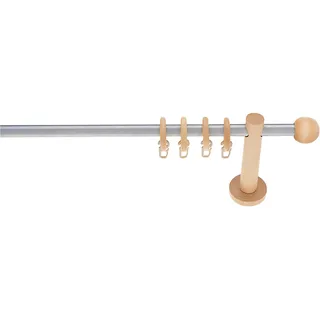 GARESA Vorhangstange NEVADA 1-läufig Ø 16 mm 480 cm Beige