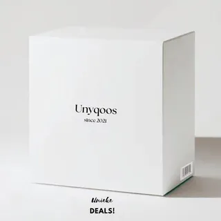 Unyqoos® Ergonomisches Sitzkissen mit 45D Polyurethan-Memory-Schaum – fördert gesunde Sitzhaltung, Anti-Rutsch-Noppen, Tragegriff, abnehmbarer waschbarer Bezug (60 °C) - Schwarz