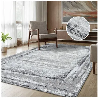 Sanat Harmony 3215 Kurzflorteppich 80 x 150 cm Grau