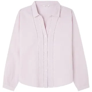 Springfield Damen 3.fq. Blusa Cami Alg Raya Rosa Bluse
