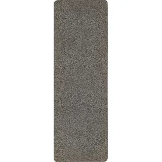 andiamo Fußmatte Amadis Türmatte Sauberlaufmatte für Innen und überdachten Außenbereich waschbar aus Baumwolle mit rutschhemmender Unterseite 50 x 150 cm braun