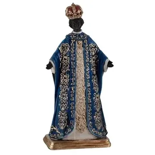 DRW Figur Unsere Lieben Frau von Afrika Handbemaltes Harz 20 cm