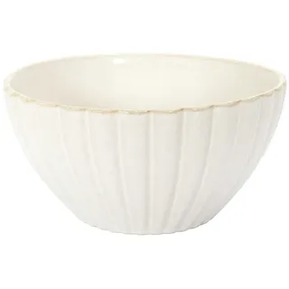HOME DECO FACTORY Salatschüssel Keramik Raffiniert 18,5 cm Beige | Keramik, Salatschüssel, 18,5 cm, Salate und Obst, raffiniertes zeitgenössisches Design, Tischservice, Beige