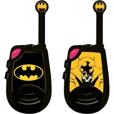 Bild Batman - Walkie-Talkies - Reichweite 2km, Licht-Morse Funktion, Gürtelclip, für Kinder/Jungen, Batterie, Schwarz/Gelb, TW25BAT