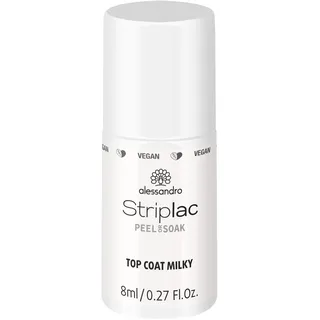 Striplac Peel or Soak Top Coat 8 ml milky