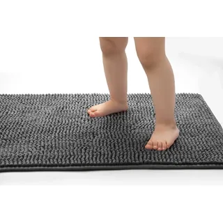 seamarkt Chenille Rutschfeste Badematte