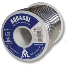 AIM Aquasol Sanitär-Löt, Silberlager, 0,3 cm Durchmesser, 0,5 kg Spule