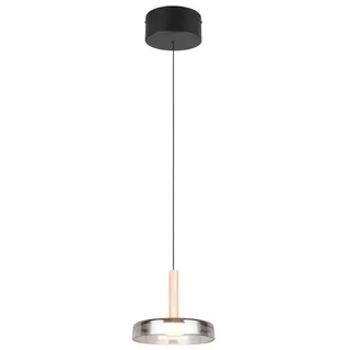 Trio Celeste 1-flg. ø 22 cm rund Chrom Holz