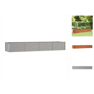 vidaXL Hochbeet Rostig 320 x 80 x 45 cm Cortenstahl