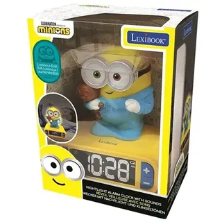 Lexibook Despicable Me Minions - Bob Nightlight Alarm Clock with Sounds
