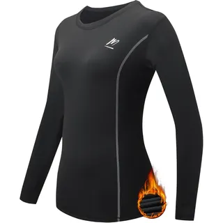 MEETWEE Thermounterwäsche Funktionsunterwäsche Damen,Skiunterwäsche Winter Set Atmungsaktiv Lange Thermo Unterwäsche Tops Thermowäsche Unterhemd