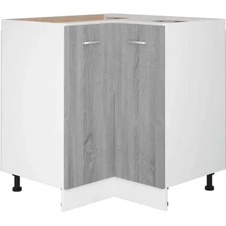 vidaXL Küchenschrank Lyon Grau Sonoma 75,5x75,5x81,5 cm Holzwerkstoff - Grau