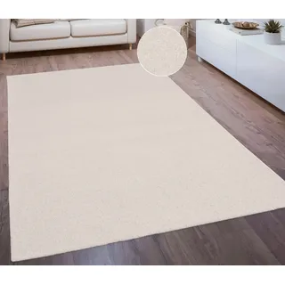 THEKO »Gabbeh Uni, Handgefertigt, Teppich, meliert, reine Wolle,« rechteckig 14 mm Höhe Schlafzimmer, Wohnzimmer, Esszimmer, auch als Läufer oder rund,
