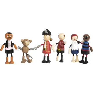 Small Foot Company Biegepuppen Piraten Figuren 6tlg.