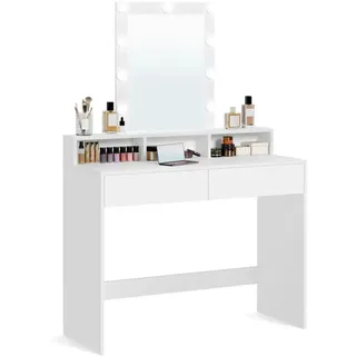VASAGLE Schminktisch ¦ weiß ¦ Maße (cm): B: 40 H: 145