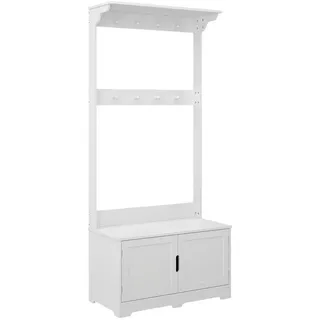 Vicco Garderobenschrank Lysa Weiß
