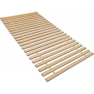 Madera XXL Rollrost mit 23 extra stabilen Leisten aus massivem Buchenholz, belastbar bis ca. 280 kg, Größe: 90x200