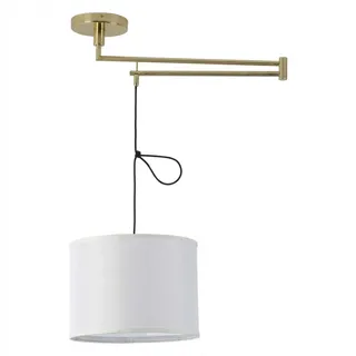 BARCELONA LED Hängelampe NECK E27 Gold Gelenkarm Design