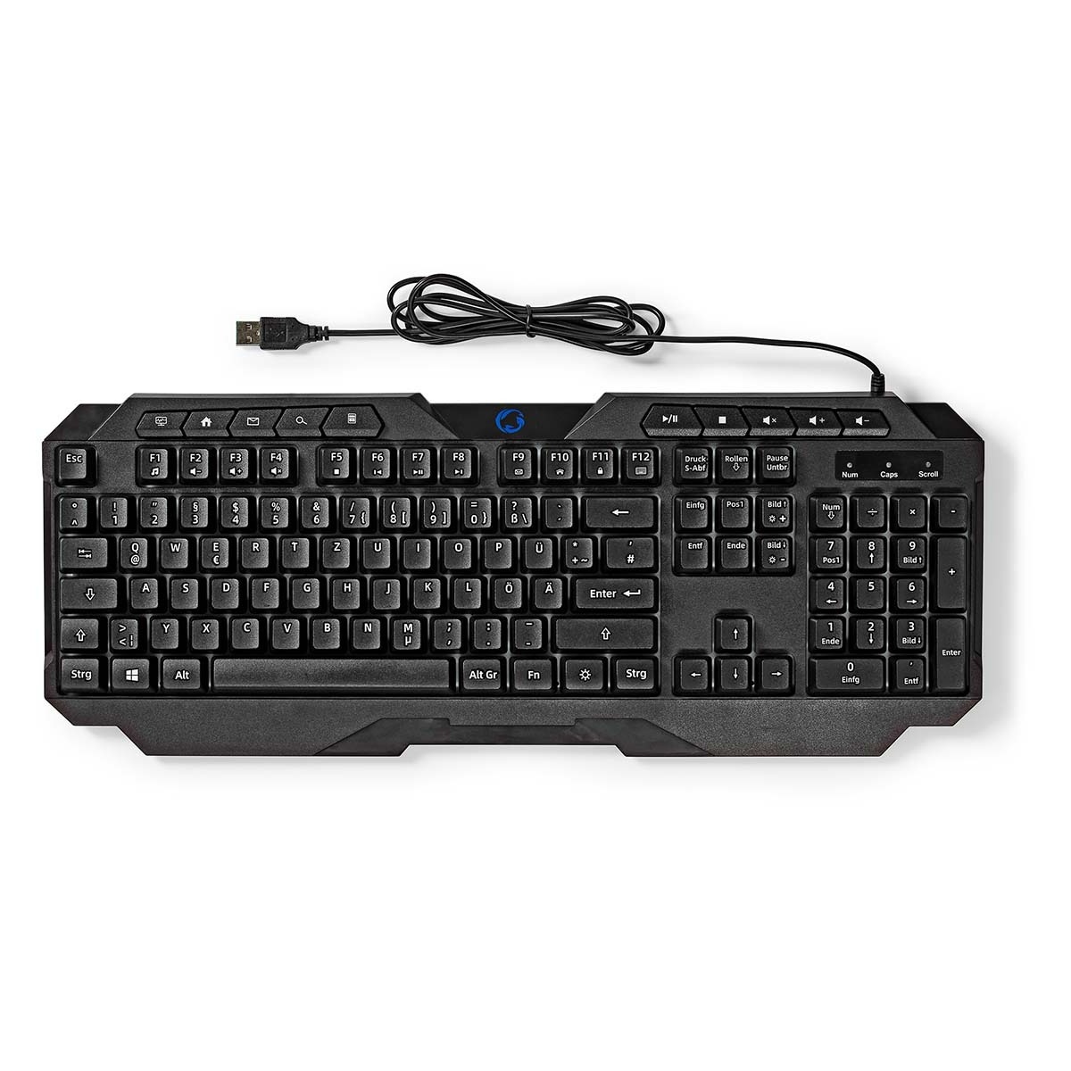 Bild von GKBD110BKUS Tastatur USB QWERTY US International Schwarz