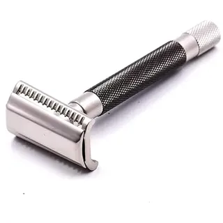 PARKER Semi Slant Safety Razor Satin Graphite Finish, 70 ml