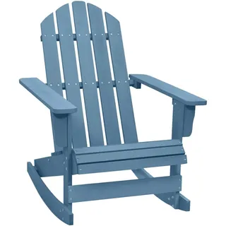 vidaXL Adirondack-Schaukelstuhl 70 x 91,5 x 92 cm blau