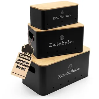 homhut Kartoffel Aufbewahrungsbox 3er Set
