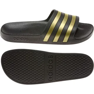 Aqua adilette Core Black / Gold Metallic / Core Black 47