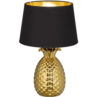 Trio Tischleuchte Pineapple Gold 43 cm x 28 cm x 28 cm