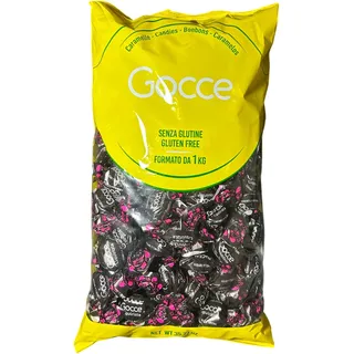 Gocce Süßigkeiten Mit Lakritzfüllung 1Kg