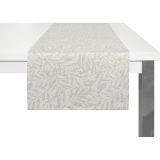 Tischläufer WIRTH "Gospic" Gr. 1, braun, B:150cm L:40cm, Baumwolle, Polyester, Tischdecken, Tischläufer