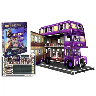 EXPLORA - Wizard Bus - Offizielle Harry Potter Lizenz - 3D Puzzles - 540310-87 Teile - Kein Kleber oder Schere - Baukasten - Geschenk - Modell - Ab 8 Jahren
