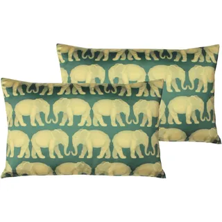 Paoletti Parade Elefant Polyester gefüllte Kissen Doppelpack