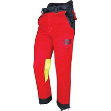 Solidur AUPARE-XXXL Pantalon Authentic Rot Klasse 1 Typ A Kettensägenschutzhose, 100% Polyester, Größe XXXL