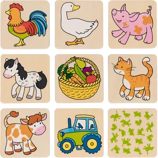 GoKi 56807 - Memospiel Bauernhof II