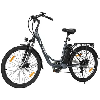 Touroll 15,6 Ah 7-Gang Drehmoment Touroll B1 Elektrisches Citybike mit leistungsstarkem - blau
