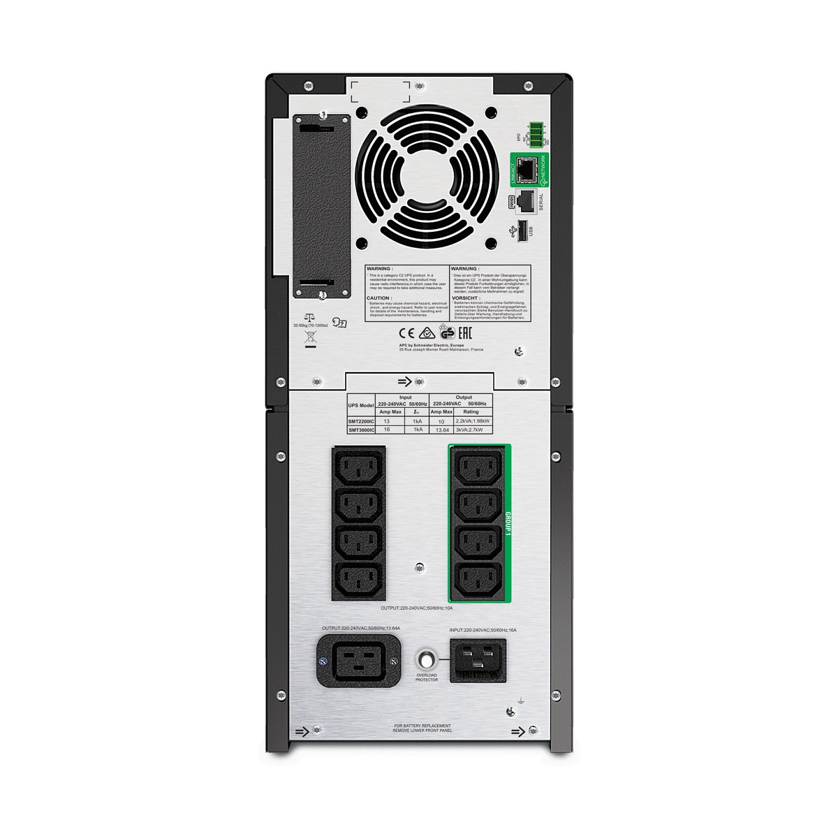 Bild von Smart-UPS 2200VA LCD SmartConnect, USB/seriell (SMT2200IC)