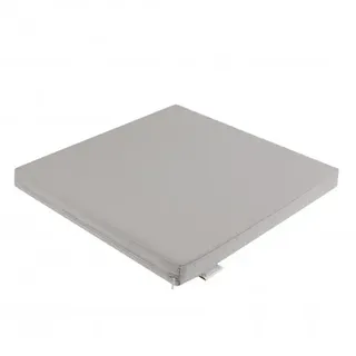 Outdoor Lounge Kissen 60cm Silber-Grau / Wasserfestes kissen 60 x 5 c