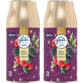 Glade (Brise) Automatic Spray Nachfüller, Raumduft, Winter Berries, 2er Pack (2 x 269 ml)