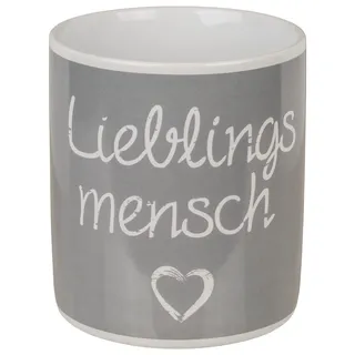 Out of the blue XXL Becher Tasse »Lieblingsmensch« Steingut im Geschenkkarton 850ml, 1 Stück (1er Pack)