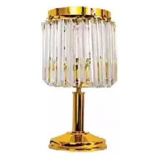 Tischlampe Tischleuchte Lampe Leuchten Luxus Gold Lampen Tisch Kristall - Gold