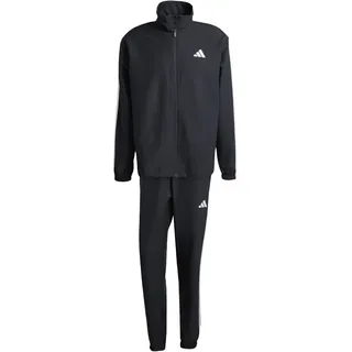 adidas 3-Streifen Woven Trainingsanzug Schwarz XL